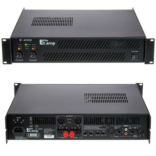 THE T.AMP E-400 STEREO AMPLIFIER