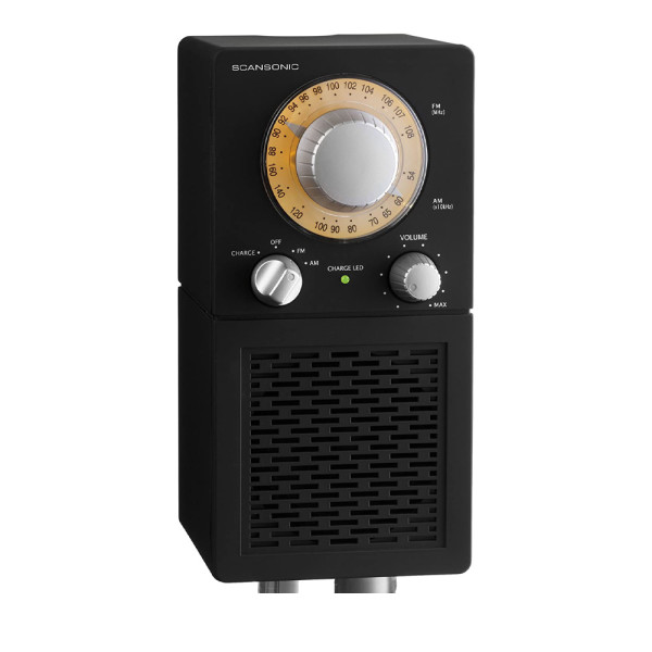 SCANSONIC P2501 FM BLACK PORTABLE