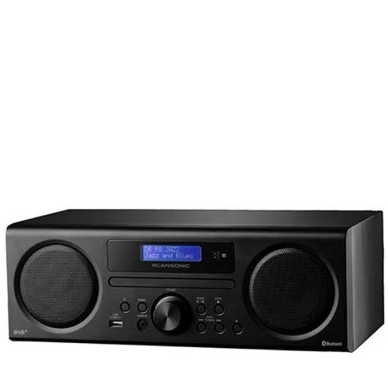 SCANSONIC DA310 FM/DAB+/CD BT RADIO BLACK