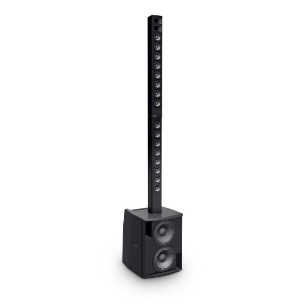 LD SYSTEMS MAUI 28 G2 COMPACT COLUMN PA SYSTEM ACTIVE 2000W BLACK with buil-in mixer and Bluetooth