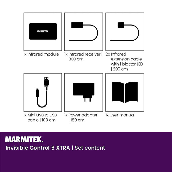 MARMITEK INVISIBLE CONTROL 6 XTRA SET E