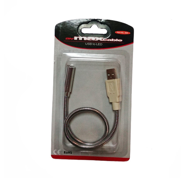 MAXCABLE USB TO LED CABLE / NICKEL 35cm BLS