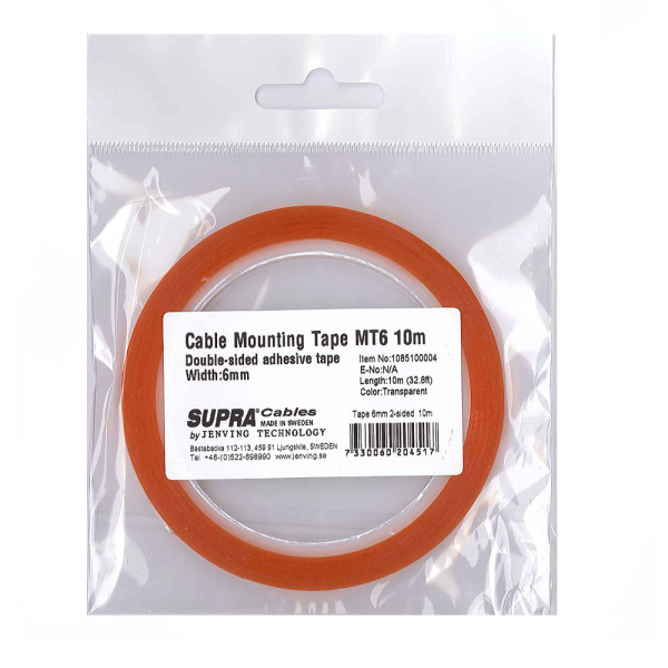 SUPRA CABLE MOUNTING TAPE MT6 10m